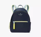 NWT Kate Spade New York Chelsea Medium Nylon Backpack Jade Little better Nylon.