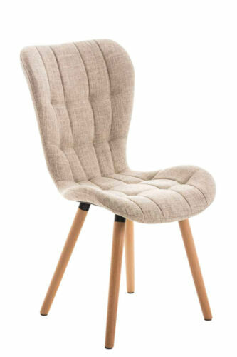 2 Chaises Design Cléon Beige – Confort Et Style Moderne Pour Votre Salon