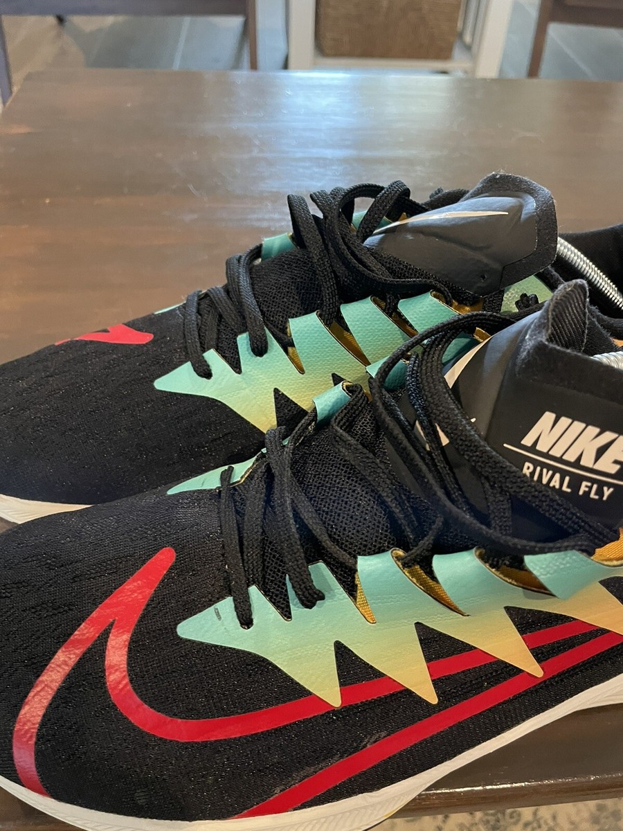 Nike Zoom Rival Fly Black Multicolor Sz 11.5 Vapormax Nike Zoom Rival Fly Black Multicolor Sz 11.5 Vapormax