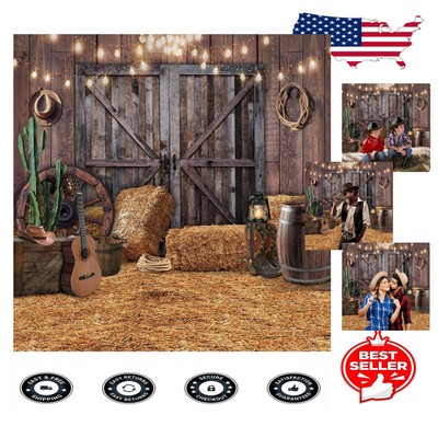 Seamless 10x10ft Cowboy Party Backdrop - Perfect for Photos and Celebrations