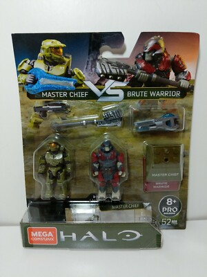 #ad Mega Construx Halo Master Chief Vs Brute Warrior Conflict pack. C $11.25