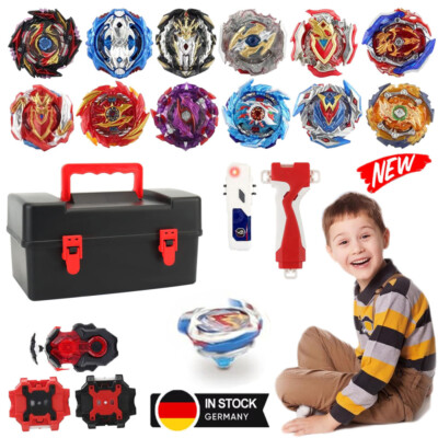 12x Kreisel für Beyblade Burst Starter Set Arena Bayblade Top Mit Launcher +Box