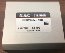 SMC Pneumatics, CDQ2B25-10D Compact Cylinder, NEW