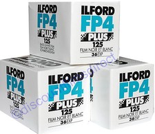 3 x ILFORD FP4 125 35mm 36exp CHEAP B&W CAMERA FILM  - POST FREE