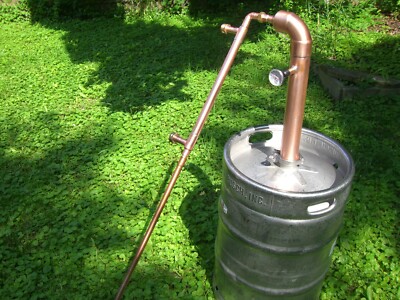Beer Keg ELBOW Kit 2'' Copper Pipe Moonshine Still Pot Still Column reflux