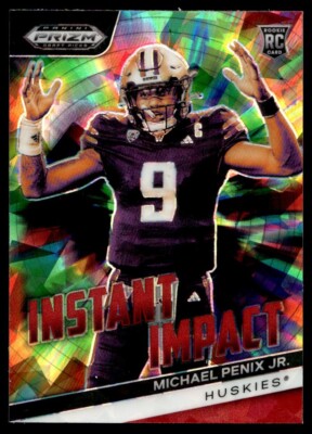 2024 Prizm DP Fearless Red Ice Michael Penix Jr. Rookie Atlanta Falcons #II-MPJ