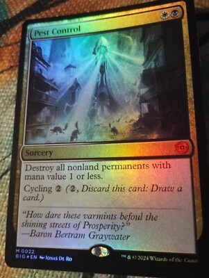 FOIL Pest Control - OTJ Big Score - NM - Magic: The Gathering - MTG | eBay UK FOIL Pest Control - OTJ Big Score - NM - Magic: The Gathering - MTG | eBay UK