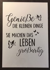 Shabby Chic Schablone Farbe Tapete Schrank Kommode Nostalgie Vintage DIY Stoff