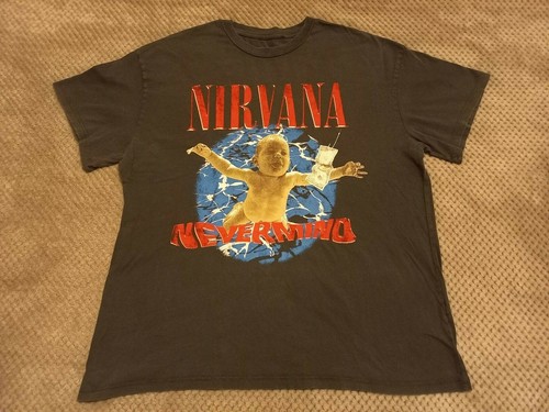 NIRVANA-NEVERMIND VINTAGE T-SHIRT 
