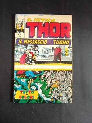 Thor Comic Editorial Horn #29 The Thunder Message All Colorful