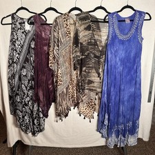 Women  s Swim Beach Cover Ups FREE Size Lot Of 5 Various Colors  Style -Some New
