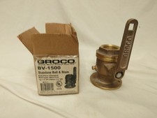 Groco BV1500 Full Flow Flanged Ball Type Seac...