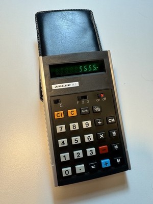 Triumph- ADLER 81 C Taschenrechner Pocket-Calculator vintage retro 70er