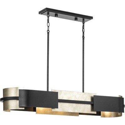 Progress Lighting P400352 Lowery 4 Light 42''W Linear Pendant - Black