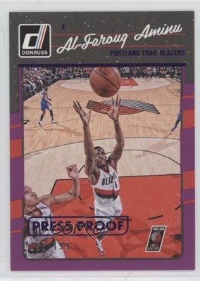2016-17 Panini Donruss Press Proof Purple 156/199 Al-Farouq Aminu #133 0d5
