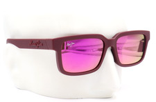 New Maui Jim HIAPO ASIAN FIT Sunrise Burgundy Sunglasses P655-04 / MJ0655SA-003