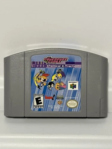 The Powerpuff Girls Chemical X-Traction (Nintendo 64) Authentic TESTED Mint N64