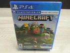 Minecraft with VR 2021 Sony Playstation 4 PS4 CIB Complete Video Game