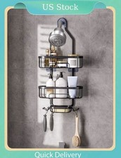 1pc Shower Caddy Over Head Organizer Rack Bathroom Storage Basket Rustproof
