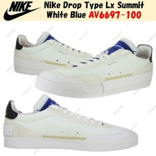 Nike Drop Type LX Men\'s Size 12.5 White Blue Sneakers Nike Drop-Type LX Nike main image 2