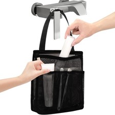 Portable Mesh Shower Caddy - Quick Dry Hanging Toiletry Bag for Gym Dorm Travel