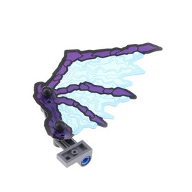 1x Lego Plastic Wing NEXO KNIGHTS Purple Left Bracket 70351 6171832 29053a