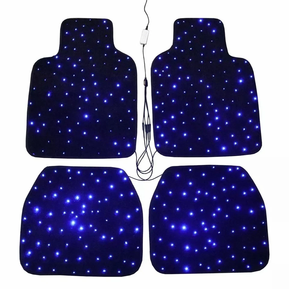 Fiber Optic Starlight Car Floor Mats Star Light LED Rugs With APP Remote Control - Image 3 of 4