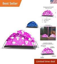KidzAdventure 2 in 1 Indoor/Outdoor Tent for Kids, Small 1 or 2 Toddler/Kids ...