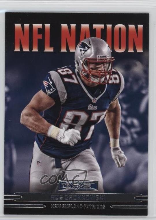 2013 Panini Rookies & Stars NFL Nation Rob Gronkowski #1 0c4
