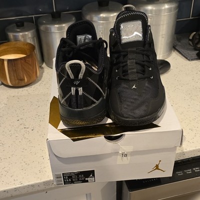 Jordan One Take 2 'Russell Westbrook' Black Metallic Silver Mens Size 12