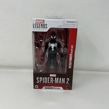Hasbro Marvel Legends Spider-Man 2 Black Suit Peter Parker Gamerverse Figure New