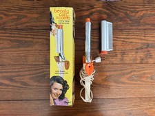 Vintage Dazey Electric Curling Iron & Comb Made In USA Works