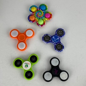 Colorful Fidget Spinners Relaxing Mind Relaxing Sensory Stimulations Lot