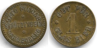 Gera Reuss Jüngere Linie Biermarke Langenberg Otto Flache Schützenheim Gut Für