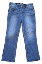 Democracy AB Solution Denim Blue Jeans Straight Women s Sz6 Stretchy