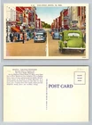 Bristol, VA-Virginia State Street Downtown Shops Cars Coca-Cola Vintage Postcard