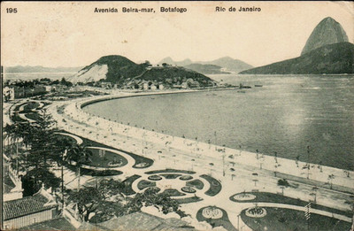Brazil - Rio De Janeiro -  Avenida Beira-mar  - Vintage  Postcard