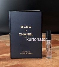 Chanel Bleu De Chanel Pour Homme Parfum Spray NEW Sample Size Vial 1.5 ml