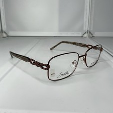 JOAN COLLINS JC9871 Stainless Steel EYEGLASSES 54-17-140 BROWN Frames
