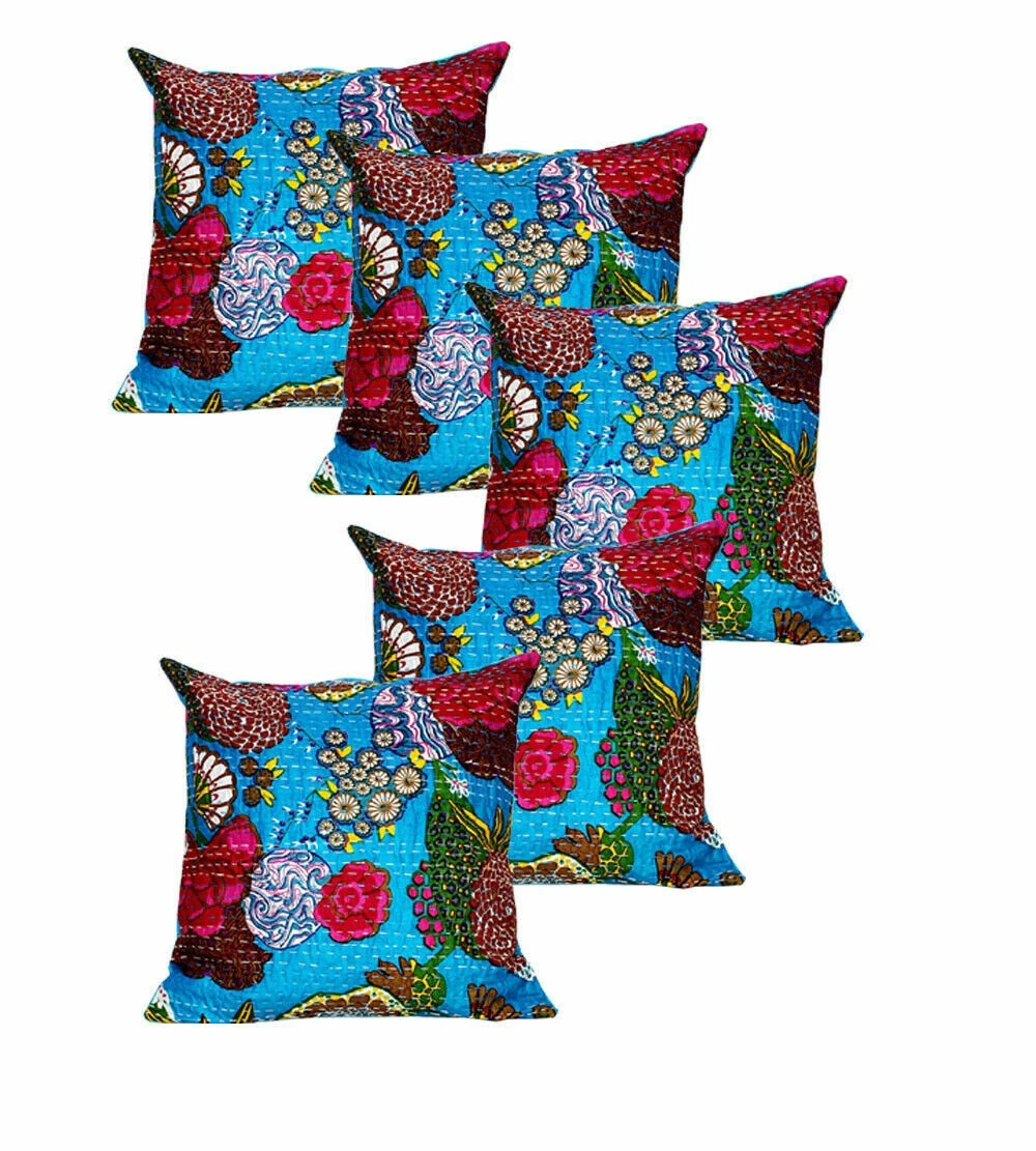 SET OF 5 TURQUOISE FRUIT PRINT CUSHION COVER ETHNIC THROW HOME D?COR PILLOW CASE
Opens in a new wind