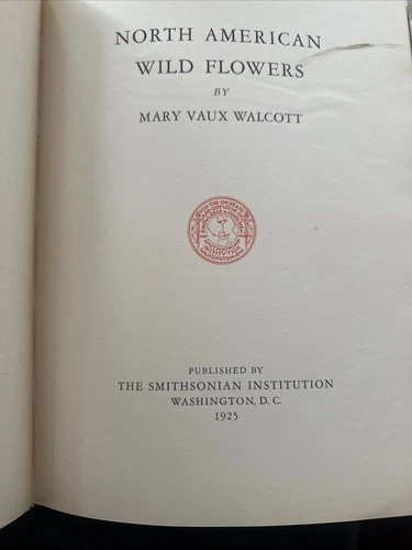 North American Wild Flowers Mary Vaux Walcott Vol IV Smithsonian Inst 1925
