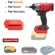 Adapter For Dewalt＆For Bauer＆For Hercules 20V Battery to for Craftsman 20V Tools