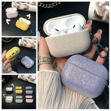 Fr Airpods 4 3 2 1/Pro 3 2025/Pro 2 1 Cloth Texture Bling Earphone Case Keychain