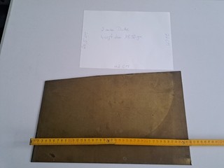 Messingplatte / Messingblech / Messingronde Reste gebraucht verschiedene Stärken