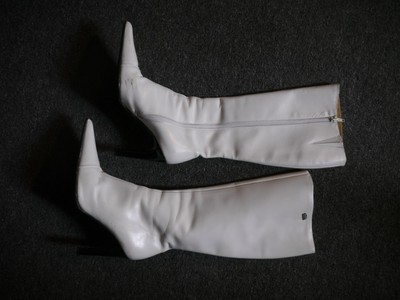 Buffalo Highheel Stiefel, weiß, Größe 38