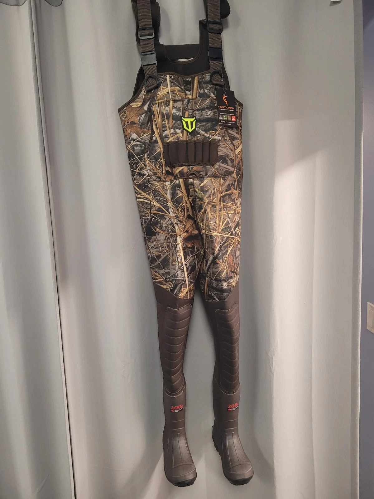 TideWe Neoprene Chest Waders Men Size 6W Next Camo 200g Thinsulate Boots Hunting