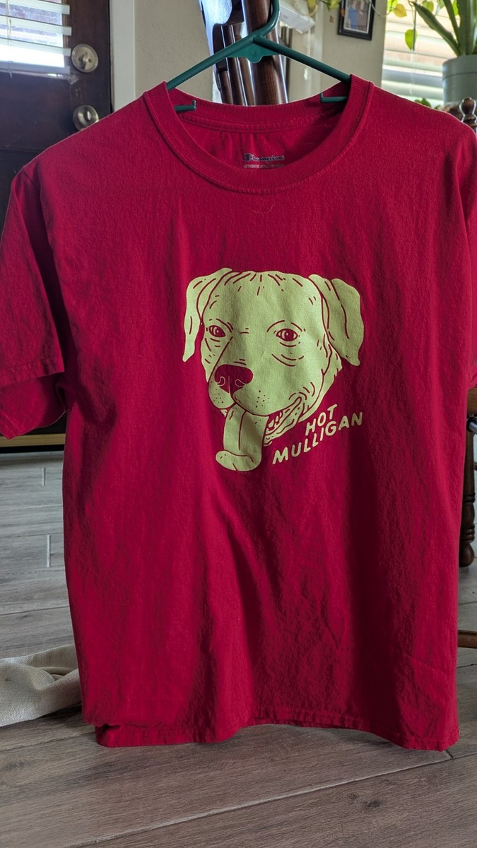 Champion Authentic Red Hot Mulligan Dog Tee M Cotton