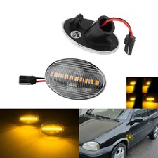 2x Klar Linse Seitenblinker LED 93176063 für Opel Meriva X03 bj. 05.2003-05.2010