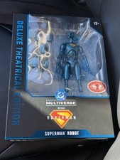 McFarlane DC Multiverse Superman Robot Deluxe Theatrical Platinum Edition NEW