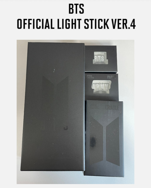 BTS OFFICIAL LIGHT STICK ARMY BOMB VER.4 CRADLE PARTS(February release)